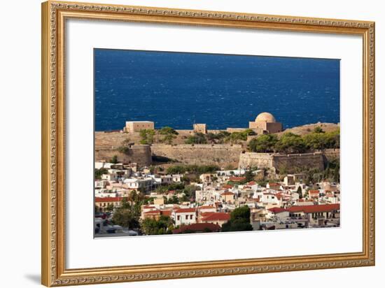 Greece, Crete, Rethimnon, Fortezza, Distant View-Catharina Lux-Framed Photographic Print