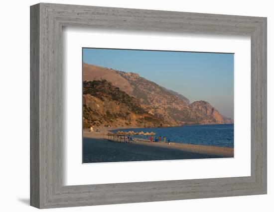 Greece, Crete, South Coast, Paleochora, Beach-Catharina Lux-Framed Photographic Print