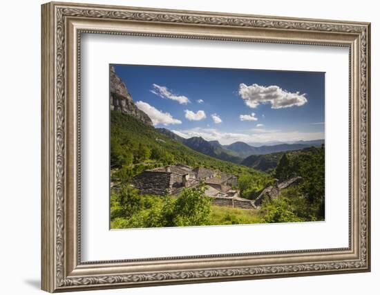 Greece, Epirus, Zagorohoria, Vikos Gorge, from Mikro Papingo Village-Walter Bibikow-Framed Photographic Print