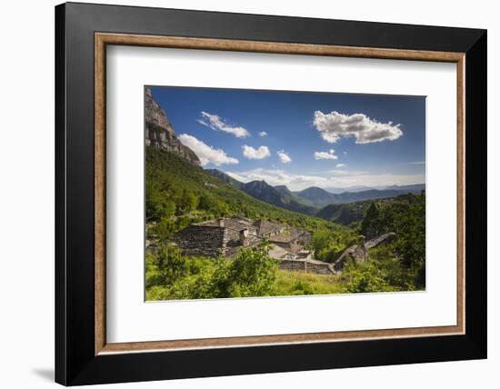 Greece, Epirus, Zagorohoria, Vikos Gorge, from Mikro Papingo Village-Walter Bibikow-Framed Photographic Print