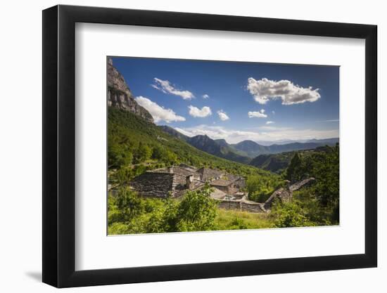 Greece, Epirus, Zagorohoria, Vikos Gorge, from Mikro Papingo Village-Walter Bibikow-Framed Photographic Print