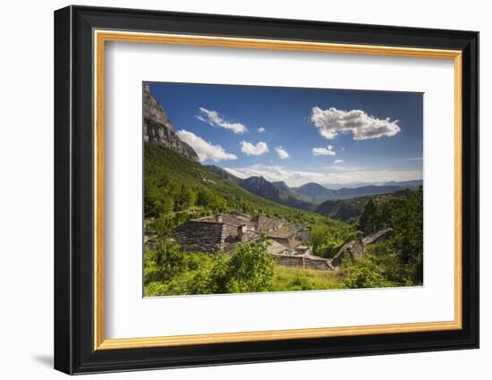 Greece, Epirus, Zagorohoria, Vikos Gorge, from Mikro Papingo Village-Walter Bibikow-Framed Photographic Print