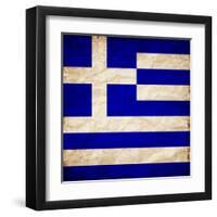 Greece Flag-Wonderful Dream-Framed Art Print
