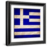 Greece Flag-Wonderful Dream-Framed Art Print
