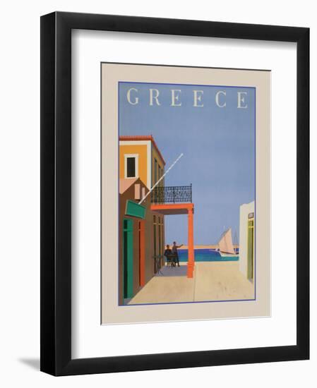 Greece II-Vintage Posters-Framed Giclee Print