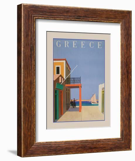 Greece II-Vintage Posters-Framed Giclee Print