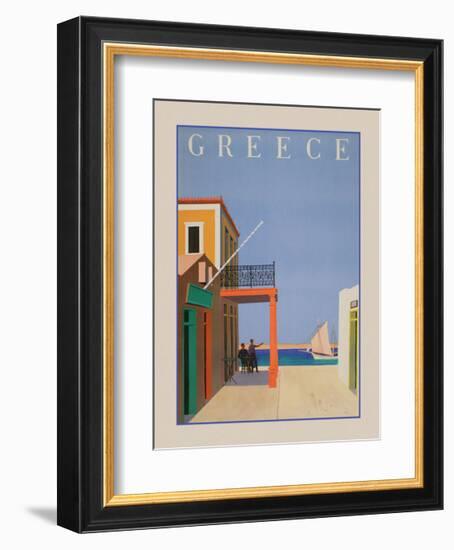 Greece II-Vintage Posters-Framed Giclee Print