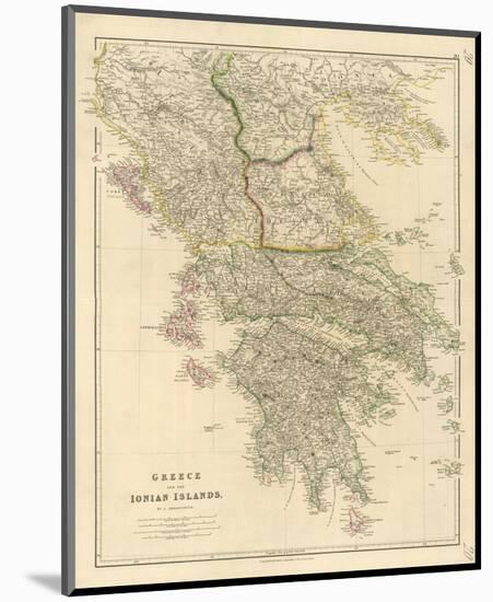 Greece, Ionian Islands, c.1832-John Arrowsmith-Mounted Art Print
