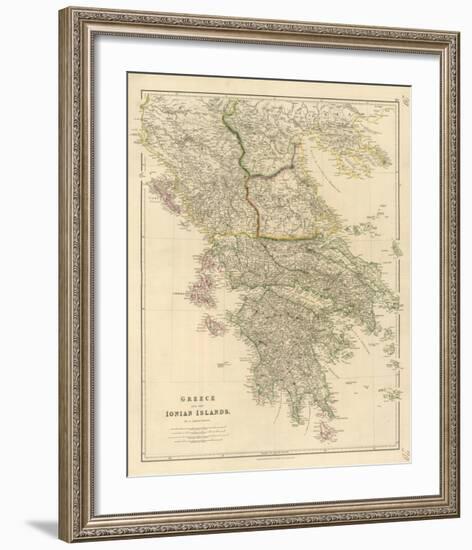 Greece, Ionian Islands, c.1832-John Arrowsmith-Framed Art Print
