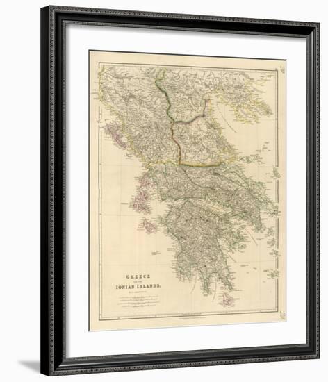 Greece, Ionian Islands, c.1832-John Arrowsmith-Framed Art Print