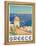 Greece - Island of Mykonos, Vintage Travel Poster 1949-Pacifica Island Art-Framed Stretched Canvas