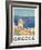 Greece - Island of Mykonos, Vintage Travel Poster 1949-Pacifica Island Art-Framed Art Print