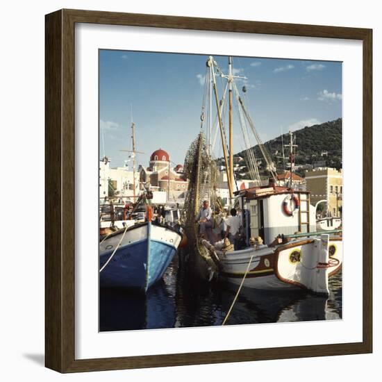 Greece Leros-Charles Bowman-Framed Photographic Print