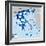 Greece Map-tony4urban-Framed Art Print