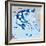 Greece Map-tony4urban-Framed Art Print