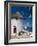 Greece, Mykonos, Mykonos City, Windmill, Donkey-Thonig-Framed Photographic Print