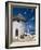 Greece, Mykonos, Mykonos City, Windmill, Donkey-Thonig-Framed Photographic Print