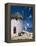 Greece, Mykonos, Mykonos City, Windmill, Donkey-Thonig-Framed Premier Image Canvas