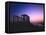 Greece, Peloponnes, Cape Sunion, Poseidon Temple, Silhouette, Dusk-Thonig-Framed Premier Image Canvas