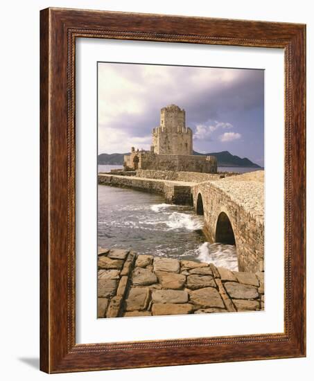 Greece, Peloponnes, Methoni, Castle, Venetian-Thonig-Framed Photographic Print