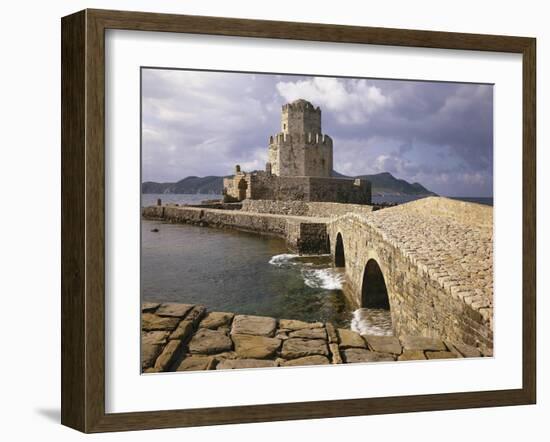 Greece, Peloponnes, Methoni, Fortress-Thonig-Framed Photographic Print