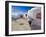 Greece, Santorini, Oia. House balcony with ocean view.-Jaynes Gallery-Framed Photographic Print