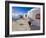 Greece, Santorini, Oia. House balcony with ocean view.-Jaynes Gallery-Framed Photographic Print