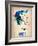 Greece Watercolor Poster-NaxArt-Framed Art Print