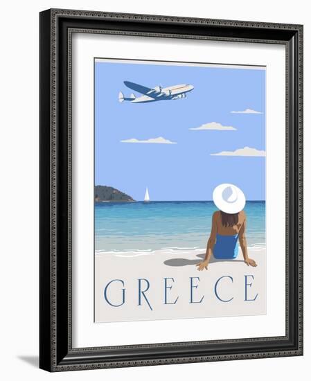 Greece-Steve Thomas-Framed Giclee Print