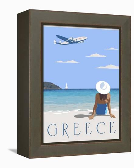 Greece-Steve Thomas-Framed Premier Image Canvas