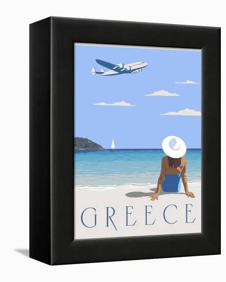 Greece-Steve Thomas-Framed Premier Image Canvas