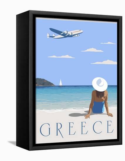 Greece-Steve Thomas-Framed Premier Image Canvas