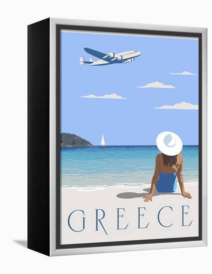 Greece-Steve Thomas-Framed Premier Image Canvas