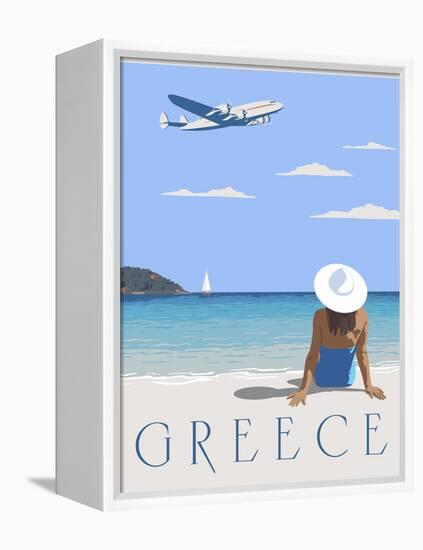 Greece-Steve Thomas-Framed Premier Image Canvas