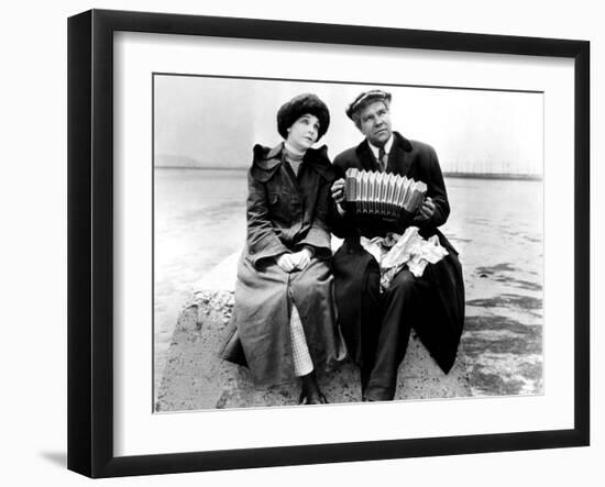 Greed, Zasu Pitts, Gibson Gowland, 1924-null-Framed Photo