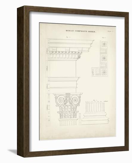 Greek and Roman Architecture IV-Thomas Kelly-Framed Art Print