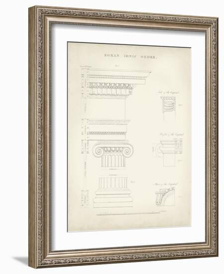 Greek and Roman Architecture V-Thomas Kelly-Framed Art Print