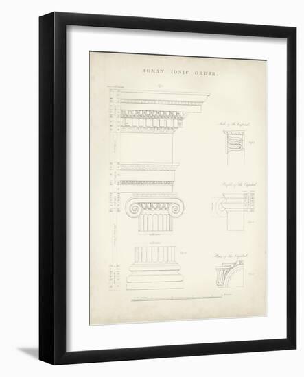 Greek and Roman Architecture V-Thomas Kelly-Framed Art Print