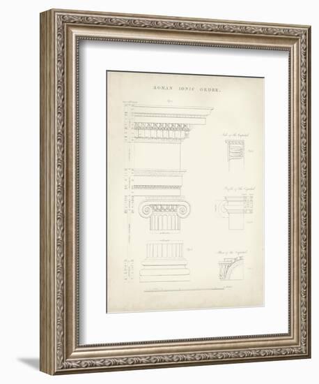 Greek and Roman Architecture V-Thomas Kelly-Framed Art Print