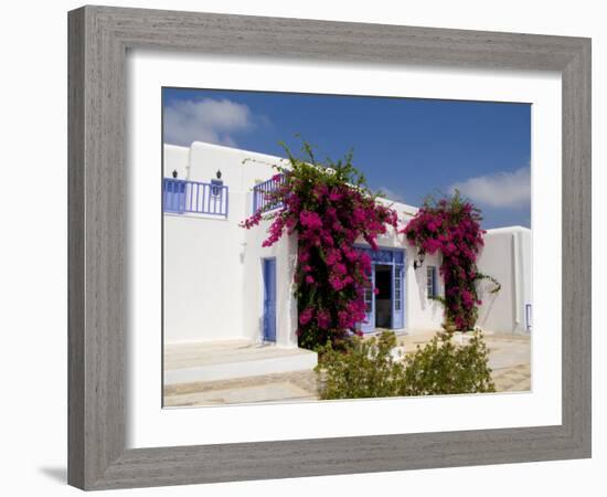 Greek Architecture, Mykonos, Greece-Bill Bachmann-Framed Photographic Print