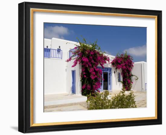 Greek Architecture, Mykonos, Greece-Bill Bachmann-Framed Photographic Print