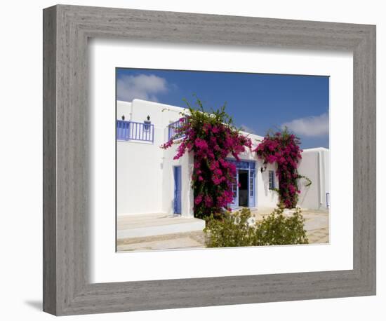 Greek Architecture, Mykonos, Greece-Bill Bachmann-Framed Photographic Print