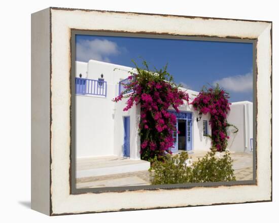 Greek Architecture, Mykonos, Greece-Bill Bachmann-Framed Premier Image Canvas