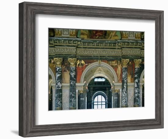 Greek Art and Egyptian Art, 1890, Fresco-Gustav Klimt-Framed Giclee Print