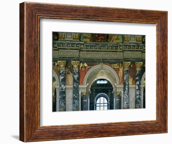 Greek Art and Egyptian Art, 1890, Fresco-Gustav Klimt-Framed Giclee Print