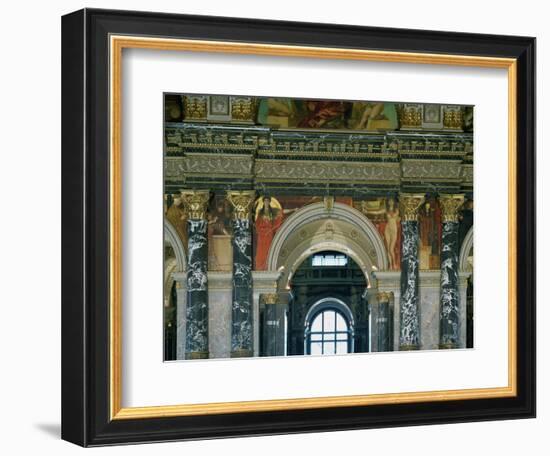 Greek Art and Egyptian Art, 1890, Fresco-Gustav Klimt-Framed Giclee Print