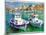 Greek Boats - Artistic Picture-Maugli-l-Mounted Art Print