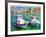 Greek Boats - Artistic Picture-Maugli-l-Framed Art Print