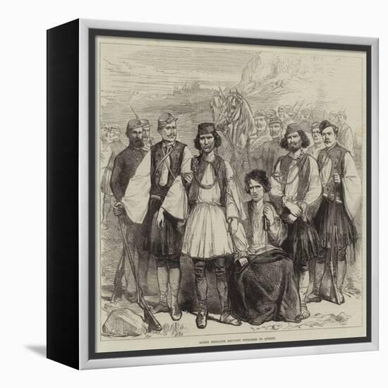 Greek Brigands Brought Prisoners to Athens-null-Framed Premier Image Canvas