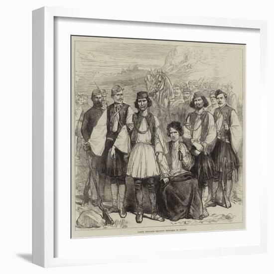 Greek Brigands Brought Prisoners to Athens-null-Framed Giclee Print